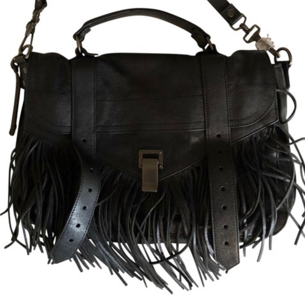💯 Proenza, Black Color, look as new, with bag